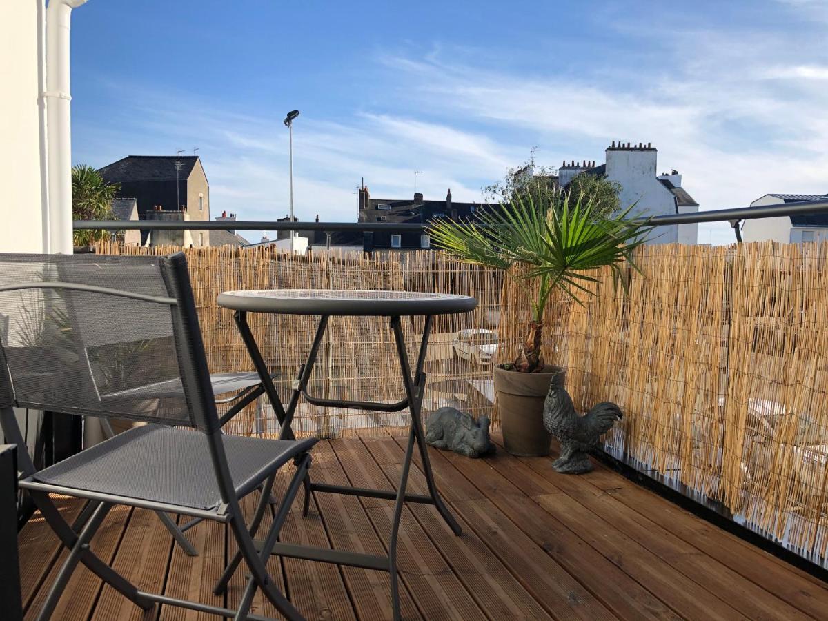 Appartement Centre-Ville Avec Terrasse Rustique Vannes Esterno foto