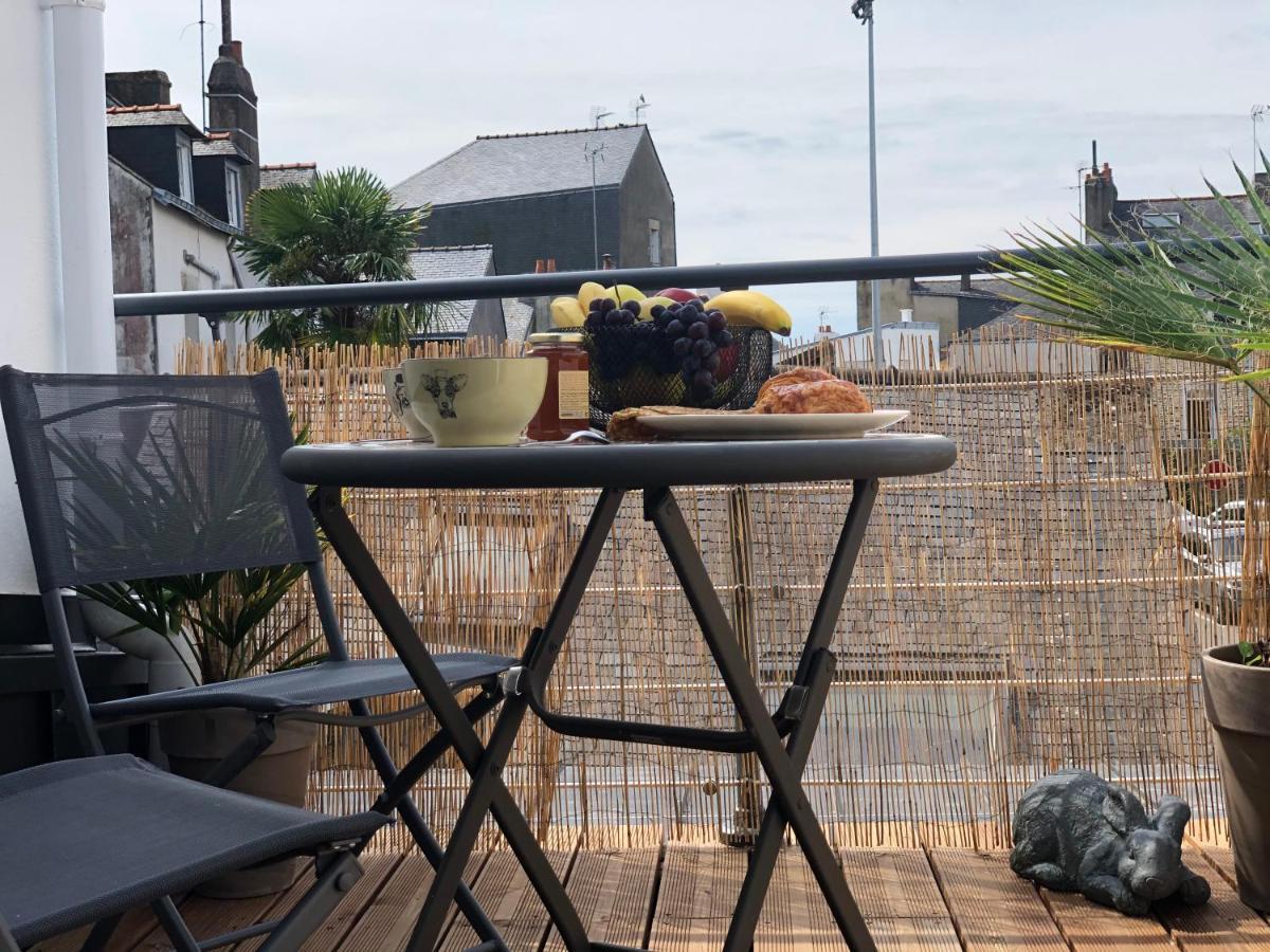 Appartement Centre-Ville Avec Terrasse Rustique Vannes Esterno foto